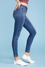 Load image into Gallery viewer, Side Pipe Skinny Jean