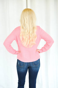Classic Crewneck Sweater - Pink