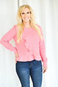 Classic Crewneck Sweater - Pink