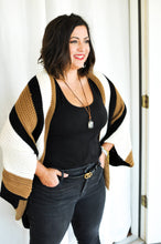 Load image into Gallery viewer, Cappuccino Color Block Sweater