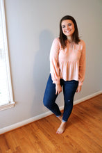 Load image into Gallery viewer, Cute in Coral Textured Blouse