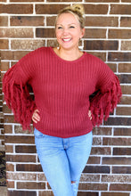 Load image into Gallery viewer, Fringe With Benefits Sweater