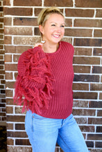 Load image into Gallery viewer, Fringe With Benefits Sweater