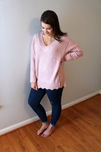 Pink Petal Pullover