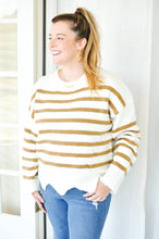 Load image into Gallery viewer, Striped Scallop Sweater